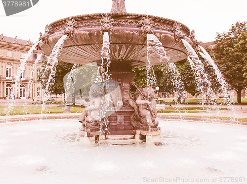 Image of Schlossplatz (Castle square) Stuttgart vintage