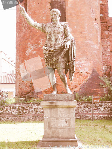 Image of Roman statue vintage