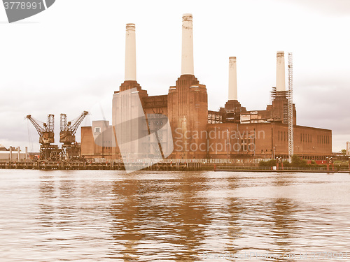 Image of Battersea Powerstation, London vintage