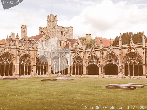 Image of Canterbury Cathedral vintage