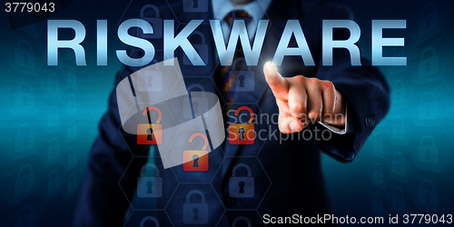 Image of IT Specialist Touching RISKWARE