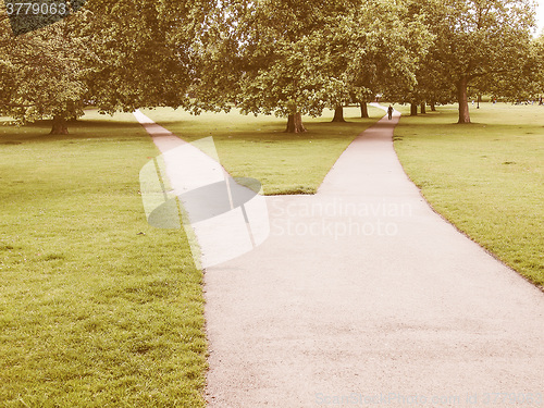 Image of Regents Park, London vintage