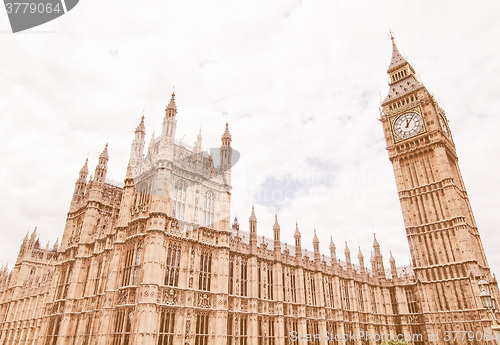 Image of Houses of Parliament vintage