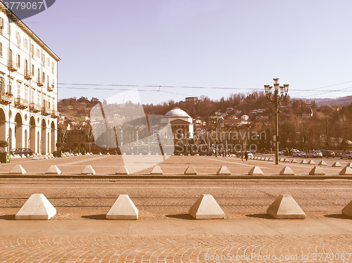 Image of Piazza Vittorio, Turin vintage