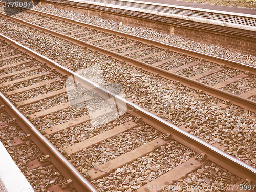 Image of  Railway track vintage