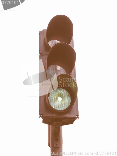 Image of  Traffic light semaphore vintage