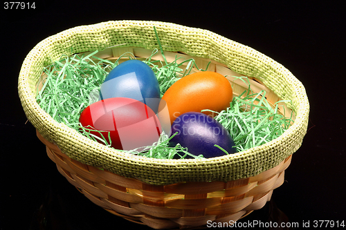 Image of colored eggs