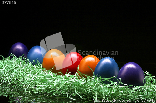 Image of colored eggs