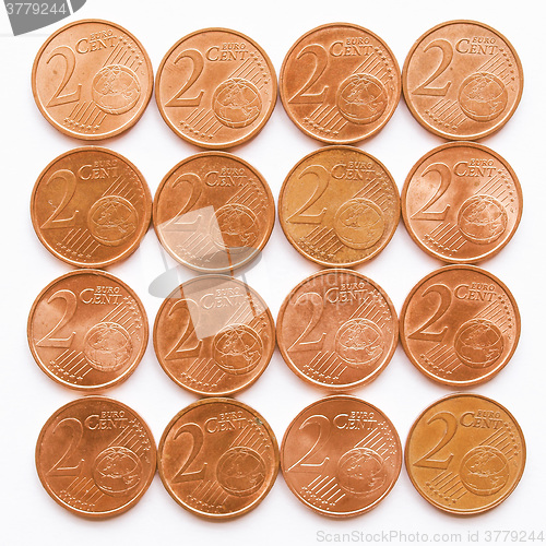 Image of  Euro coins vintage