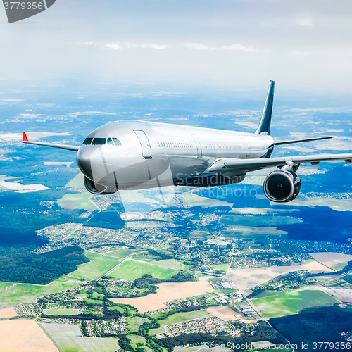 Image of Passenger Airliner in the sky