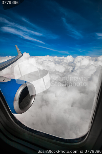 Image of Airplane window