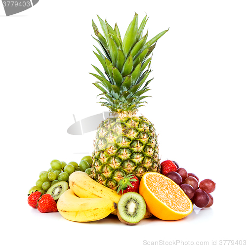 Image of Fruit on a white background