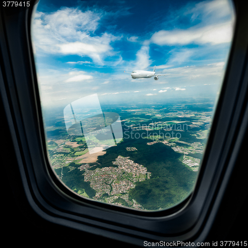 Image of Airplane window