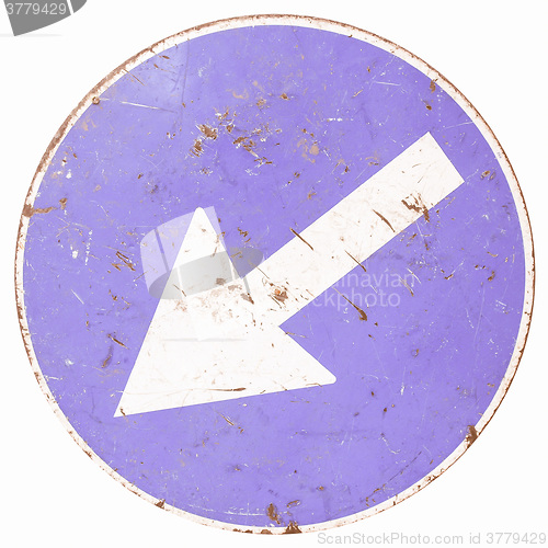 Image of  Arrow sign vintage