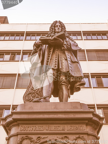 Image of Leibniz Denkmal Leipzig vintage