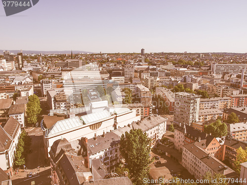 Image of Aerial view of Frankfurt vintage