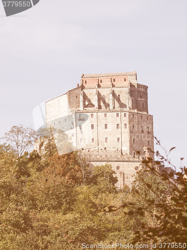 Image of Sacra di San Michele abbey vintage