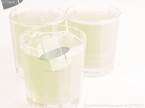 Image of  Green apple juice vintage