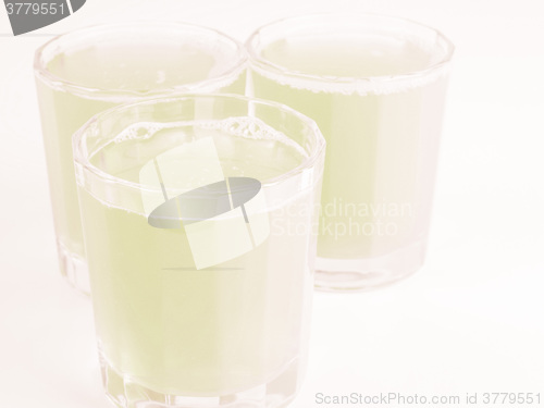 Image of  Green apple juice vintage