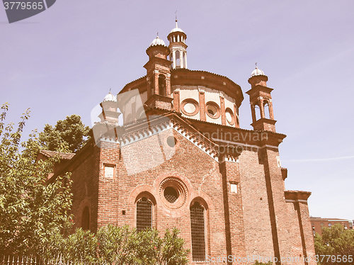 Image of Sant Eustorgio church, Milan vintage