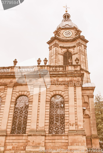 Image of St Philip Cathedral, Birmingham vintage