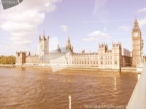 Image of Houses of Parliament vintage