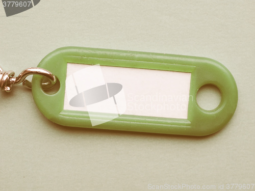 Image of  Green keyring vintage