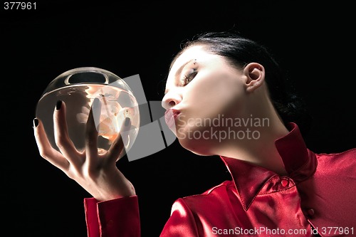 Image of girl with fish