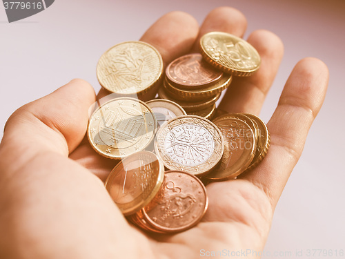 Image of  Euro coins vintage