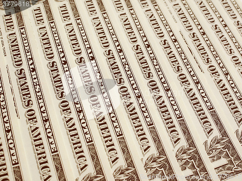 Image of Retro look Dollar notes 1 Dollar