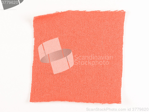 Image of  Red fabric sample vintage