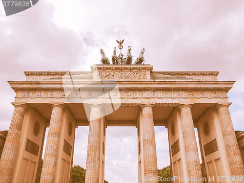 Image of Brandenburger Tor Berlin vintage