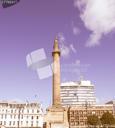 Image of Scott monument, Glasgow vintage