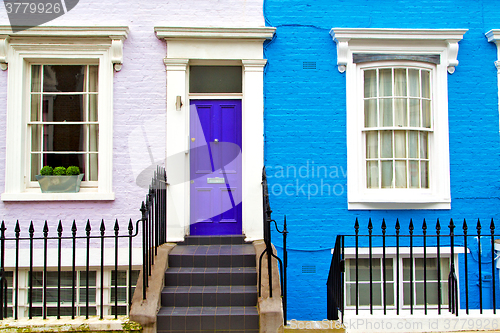 Image of notting hill in  suburban and antique     wall door 