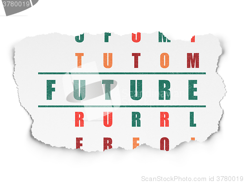Image of Time concept: Future in Crossword Puzzle