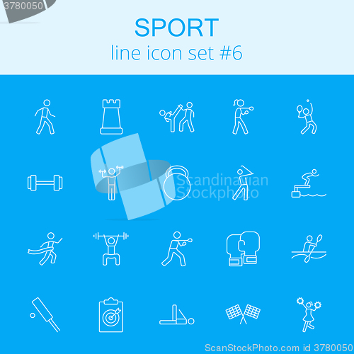 Image of Sport icon set.