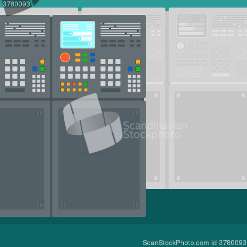 Image of Background of industrial control system.