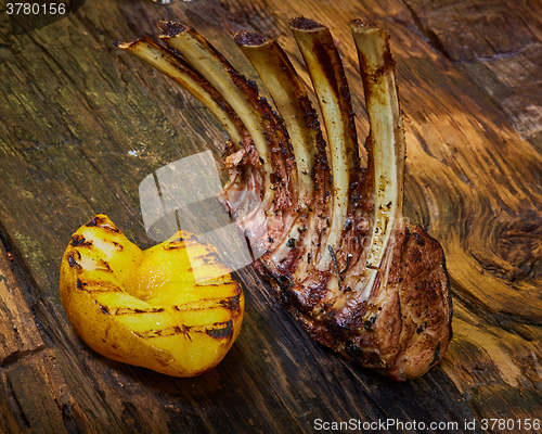 Image of Grilled Pork Chop With Ribs