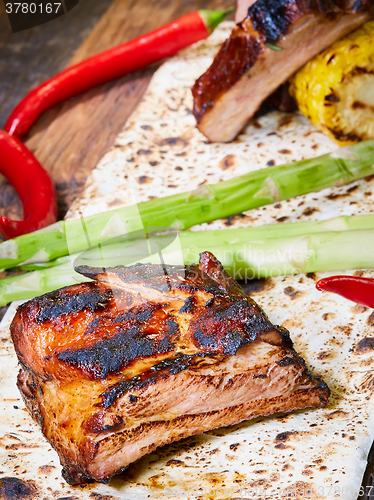 Image of Grilled pork ribs