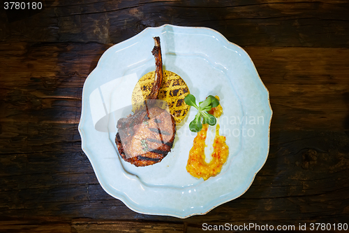 Image of Dry Aged Barbecue Tomahawk Steak