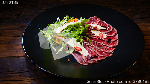 Image of Sliced meat boiled in low temperaturee, followed by roasting