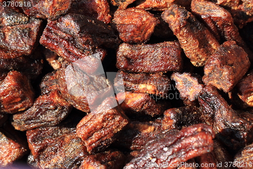 Image of natural dried banana background