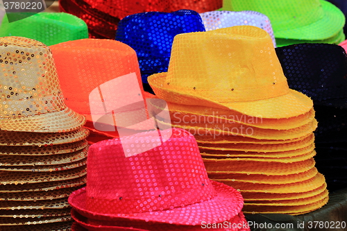 Image of colour hats collection