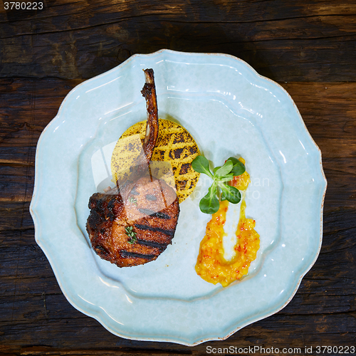 Image of Dry Aged Barbecue Tomahawk Steak