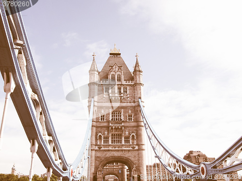 Image of Tower Bridge, London vintage