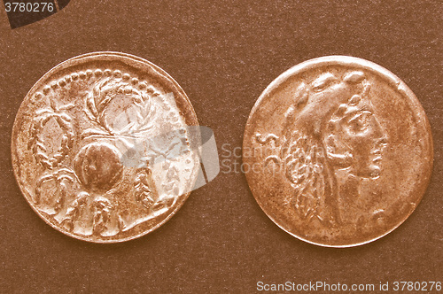 Image of  Roman coins vintage
