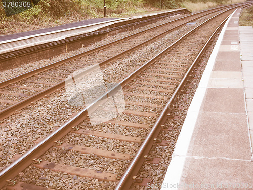 Image of  Railway track vintage