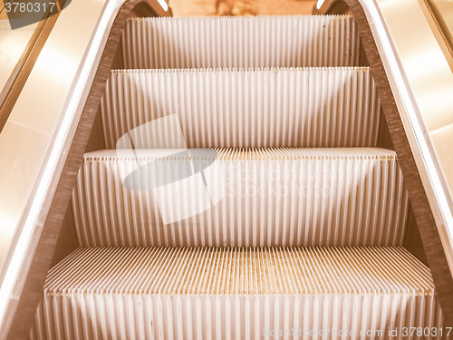 Image of  Escalator stair vintage