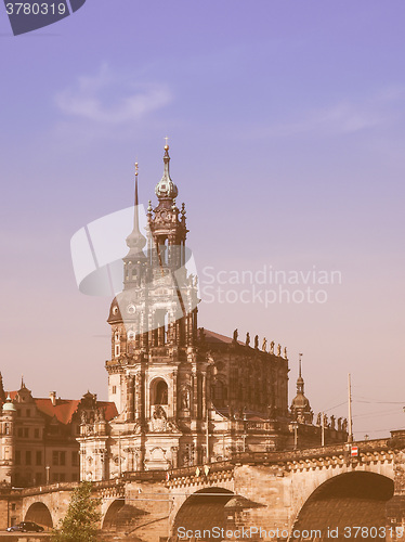 Image of Dresden Hofkirche vintage