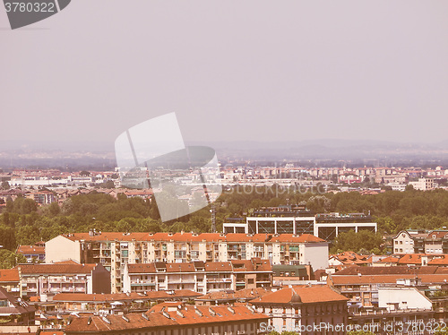 Image of Aerial view of Turin vintage